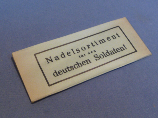 Original WWII German Soldier's Sewing Needle Pack