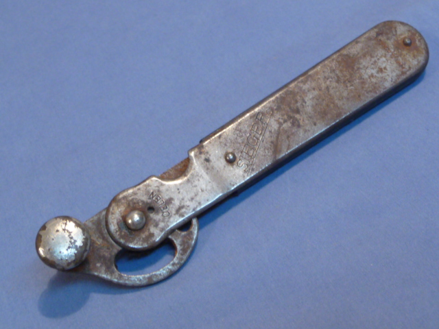 Original WWII Era German Can Opener, SIEGER