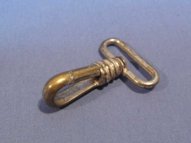 Original WWII German Officer's Dagger Hanger Hardware, Snap Hook