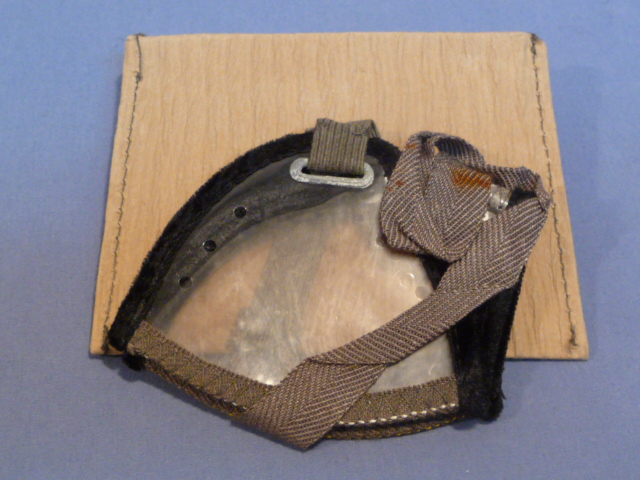 Original WWII German Disposable Goggles in Paper Case