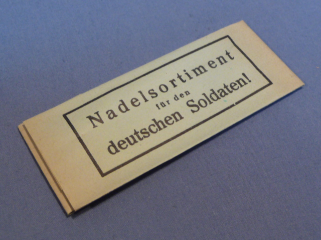 Original WWII German Soldier's Sewing Needle Pack