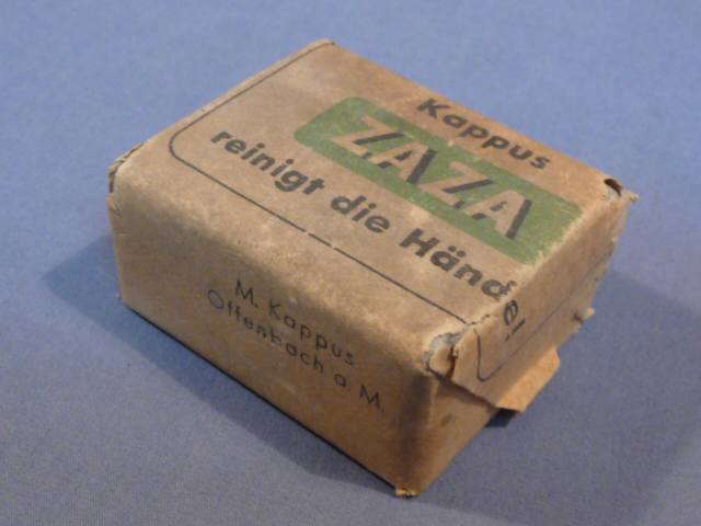 Original WWII German ZAZA Brand Soap, 1942 Dated