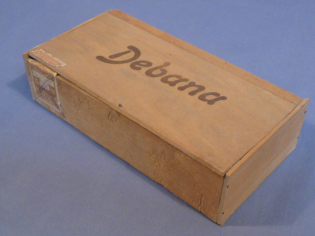 Original Nazi Era German Debana Brand Cigar Box, Zigarren