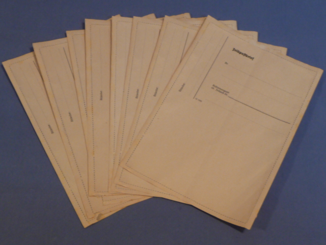 Original WWII German Soldier's FELDPOST Letter/Envelopes, Set of 8