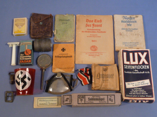 Original WWII Era German Soldier's Personal Items Lot