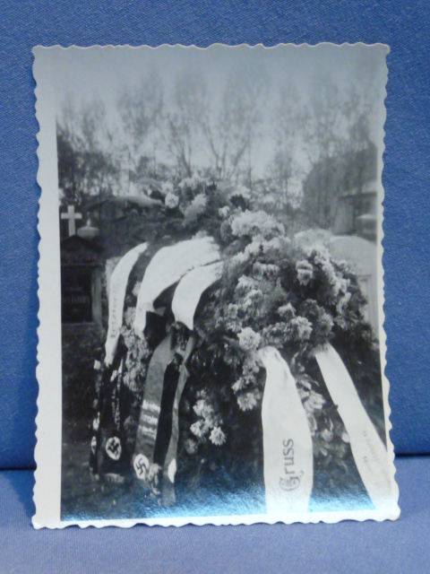 Original WWII German Waffen-SS Soldier's Funeral Photograph