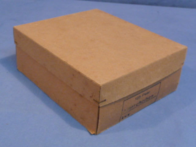 Original WWII German Transit Box for Gas Mask Spare Lens Sets, NO LENSES