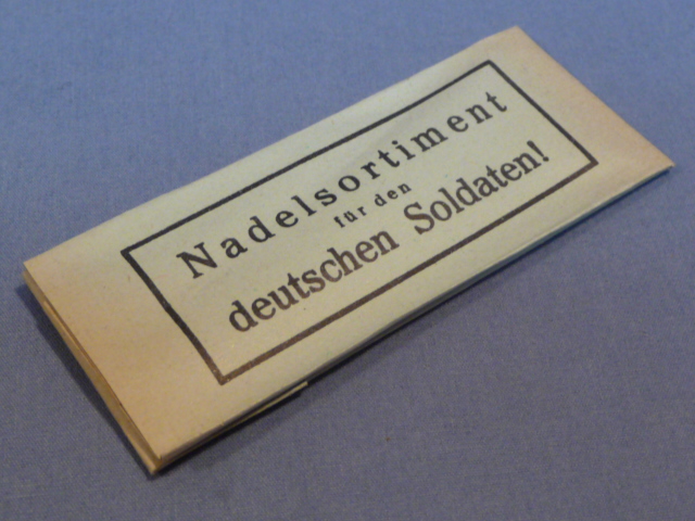 Original WWII German Soldier's Sewing Needle Pack