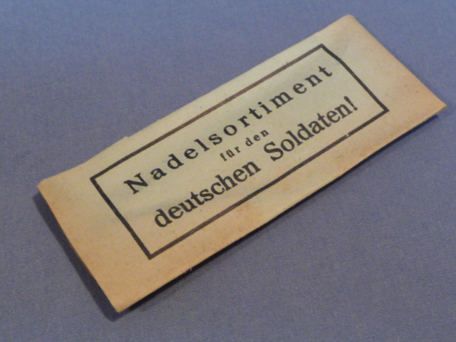 Original WWII German Soldier's Sewing Needle Pack