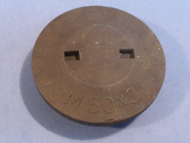 Original WWII German Artillery Shell Transit Cap, M 50 x 3