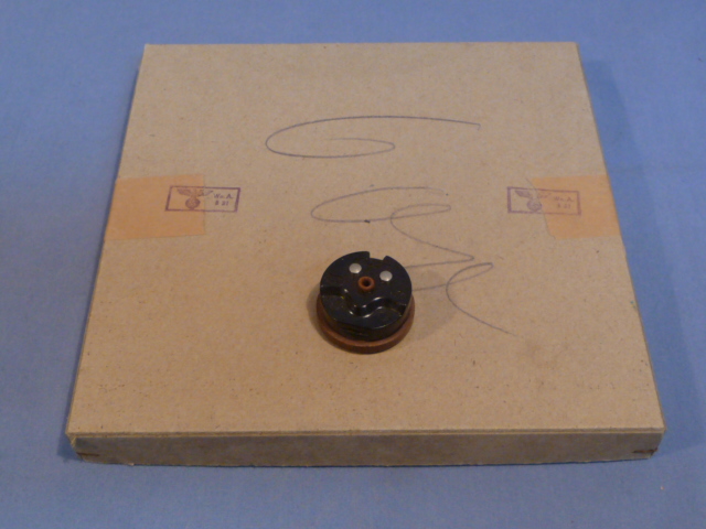 Original WWII German Panzer Throat Mic Replacement Microphone w/BOX!