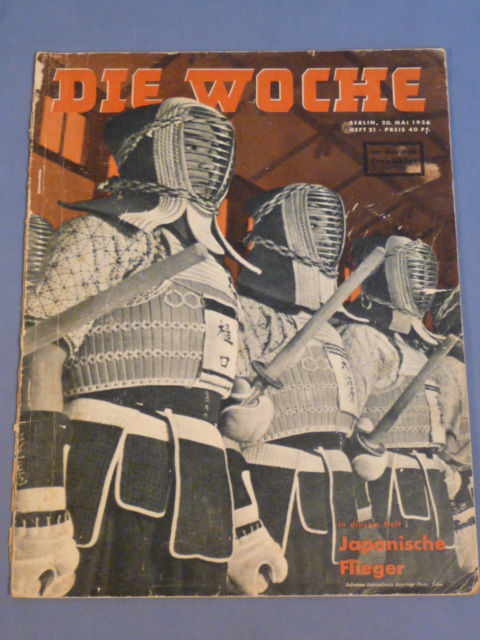 Original Pre-WWII German Magazine Die Woche, May 1936