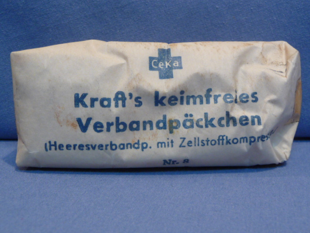 Original WWII German HEER (Army) Medical Item, Kraft's Keimfreies Verbandpckchen