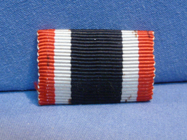 Original WWII German War Merit Cross 2nd Class Ribbon Bar, UNISSUED
