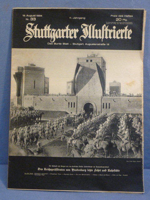Original Nazi Era German Stuttgarter Illustrierte Magazine