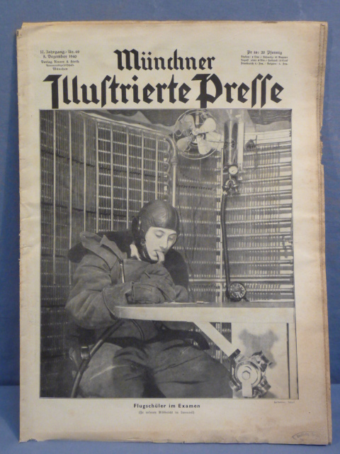 Original WWII German Magazine, M�nchner Illustrierte Presse