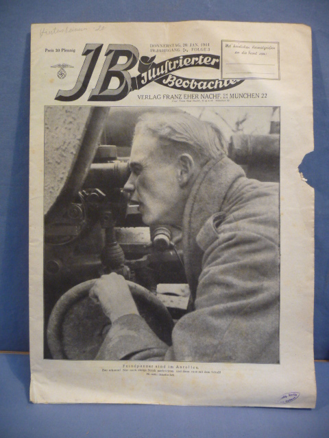 Original Nazi Era German Magazine, Illustrierter Beobachter
