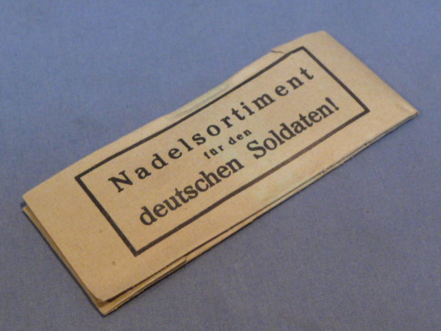 Original WWII German Soldier's Sewing Needle Pack
