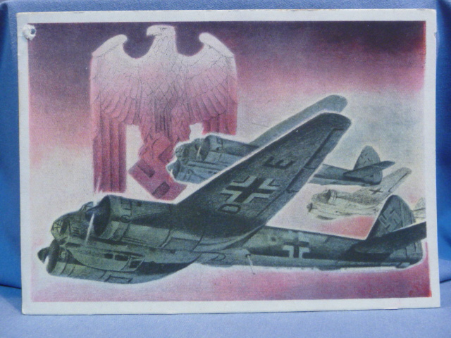 Original WWII German Armed Forces Postcard, Die deutsche Wehrmacht