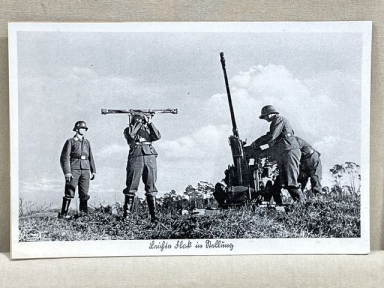 Original Nazi Era German Military Themed Postcard, LW FLAK!!!