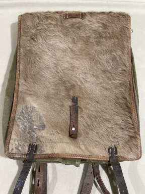 Original WWII German Mid-War M39 Tornister Pack w/Y-Strap Shoulder Straps