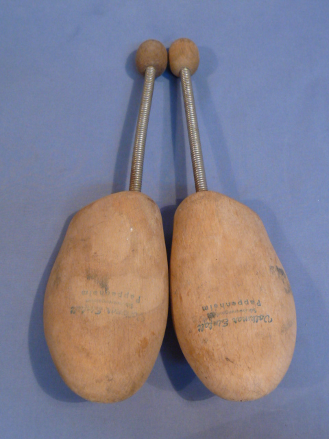 Original WWII Era German Boot/Shoe Forms, Pair