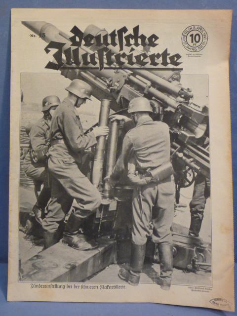 Original WWII German Deutsche Illustrierte Magazine, April 1941