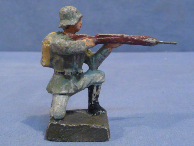 Original Nazi Era German Toy Soldier Kneeling w/Rifle