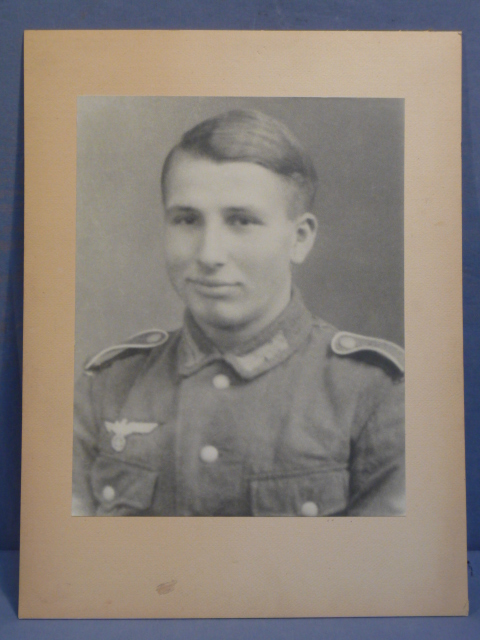 Original WWII German Soldier's Large Photograph