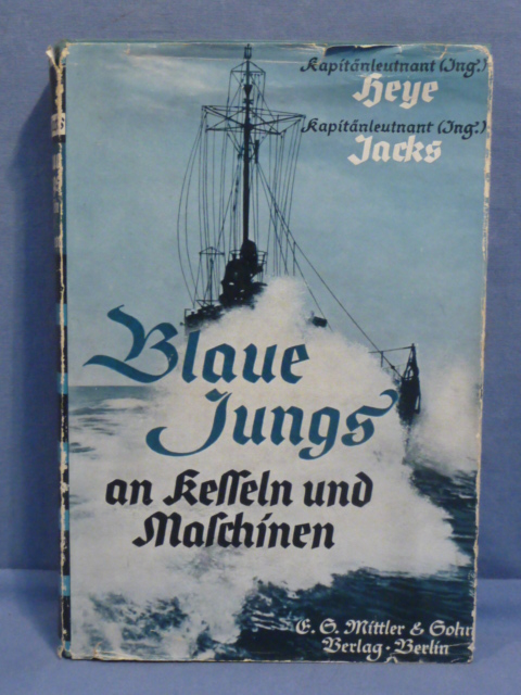 Original WWII German The Blue Boys Kriegsmarine (Navy) Book, Blaue Jungs