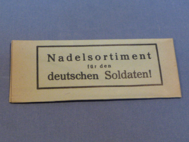 Original WWII German Soldier's Sewing Needle Pack