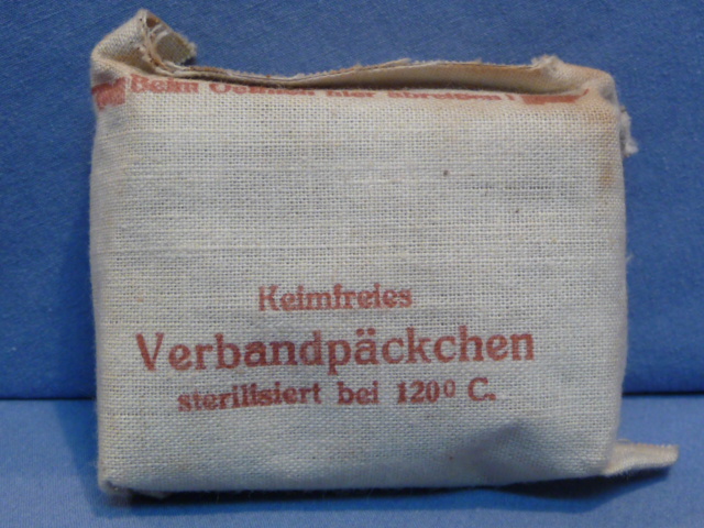 Original WWII German HEER (Army) Medical Item, Keimfreies Verbandp�ckchen
