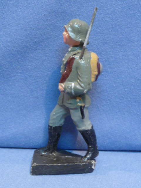 Original Nazi Era German Army Toy Soldier Marching, LEYLA