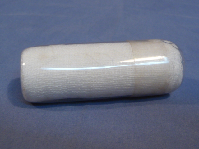 Original WWII Era German Medical Item, Gauze in Cellulose Container