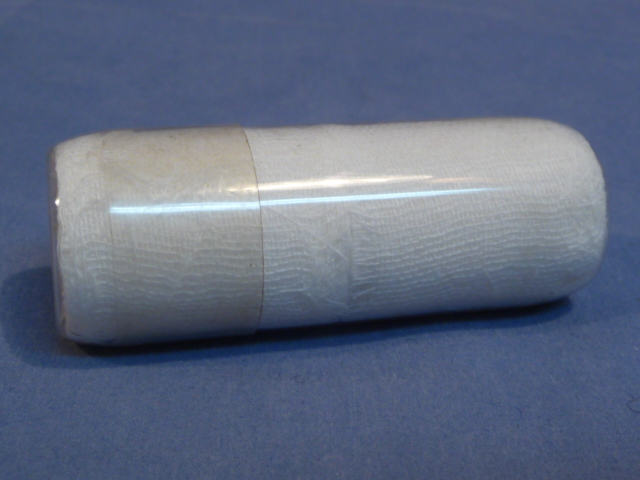 Original WWII Era German Medical Item, Gauze in Cellulose Container