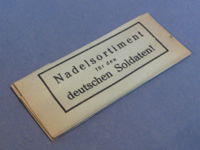 Original WWII German Soldier's Sewing Needle Pack