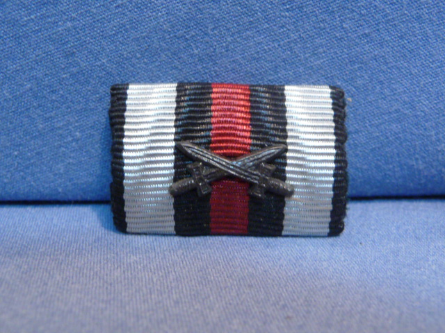 Original Pre-WWII German Combatant's 1914-18 Cross of Honor Ribbon Bar, UNISSUED
