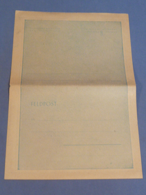 Original WWII German FELDPOST Letter/Envelope