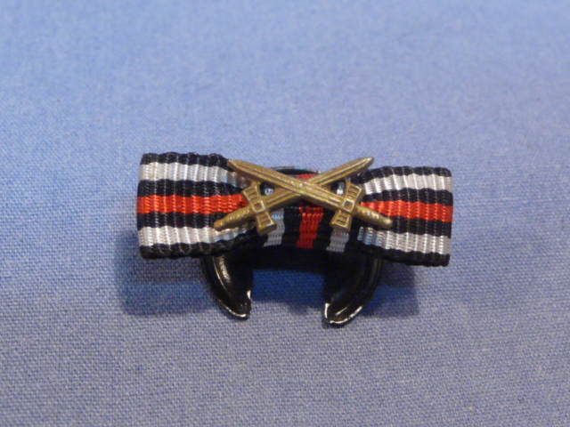 Original Pre-WWII German Lapel Button Hole Ribbon, UNISSUED