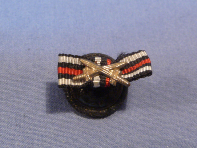 Original Pre-WWII German Lapel Button Hole Ribbon, UNISSUED