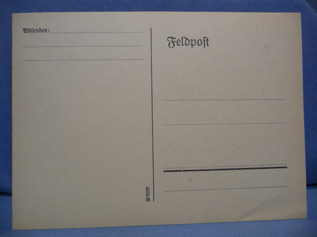Original WWII German FELDPOST Postcard