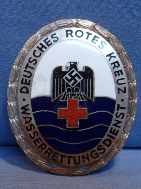 OLD REPRODUCTION German Red Cross Water Rescue Service Badge, DRK Wasserrettungsdienst