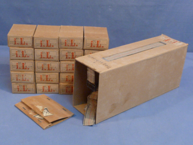 Original WWII German 8mm Mauser Ammo Boxes & Sleeve, In Stripper Clips
