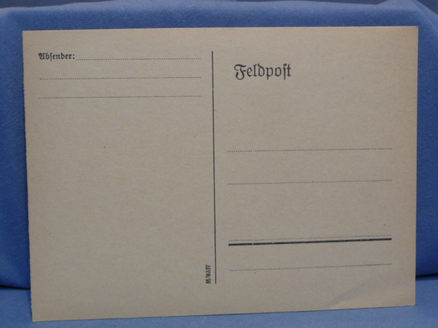 Original WWII German FELDPOST Postcard