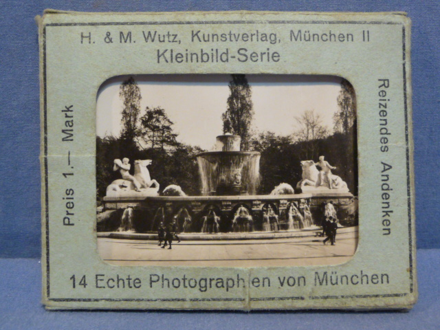 Original Nazi Era German Small Photographs Set, 14 Photos of Munich