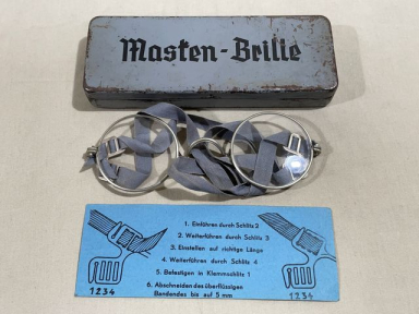 Original WWII German Masken-Brille (Gas Mask Glasses)