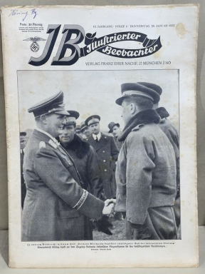 Original 1937 German Magazine, Illustrierter Beobachter