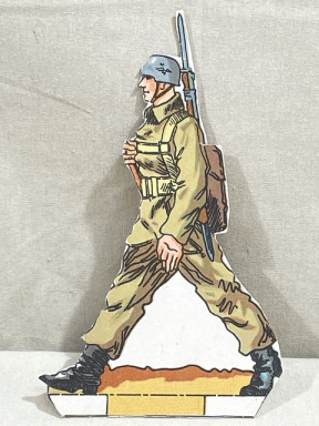 Original WWII German Paper Cut-Out, Fallschirmjger!