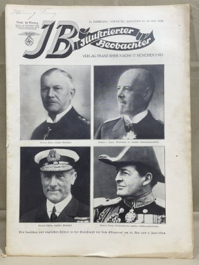 Original 1936 German Magazine, Illustrierter Beobachter