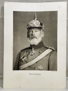 Original WWI German Photograph Print of Prinz Leopold